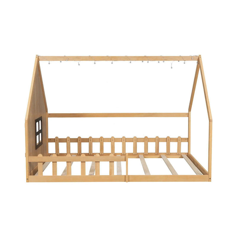 House Bed With Window And Fence by HouseOfZazla