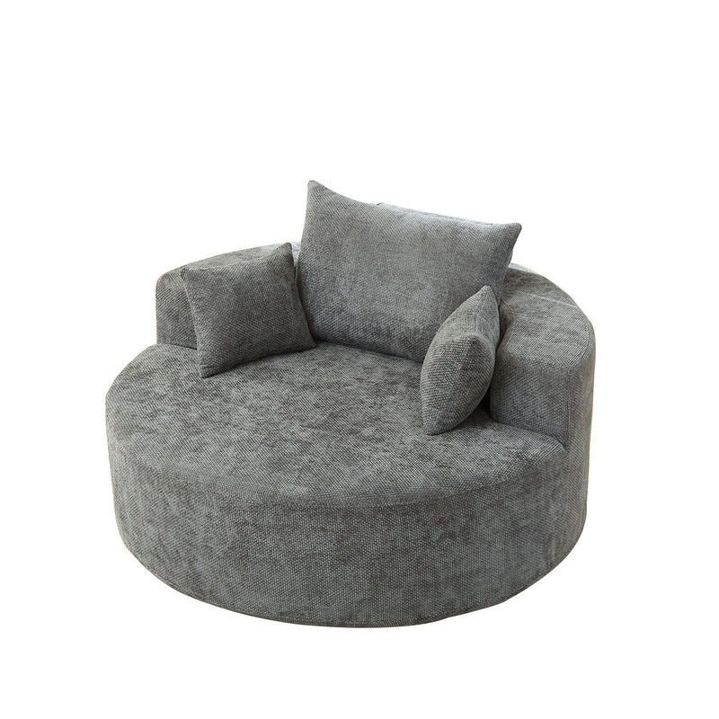 Single Sofa, Sleeper Chair For Living Room - Gray by HouseOfZazla