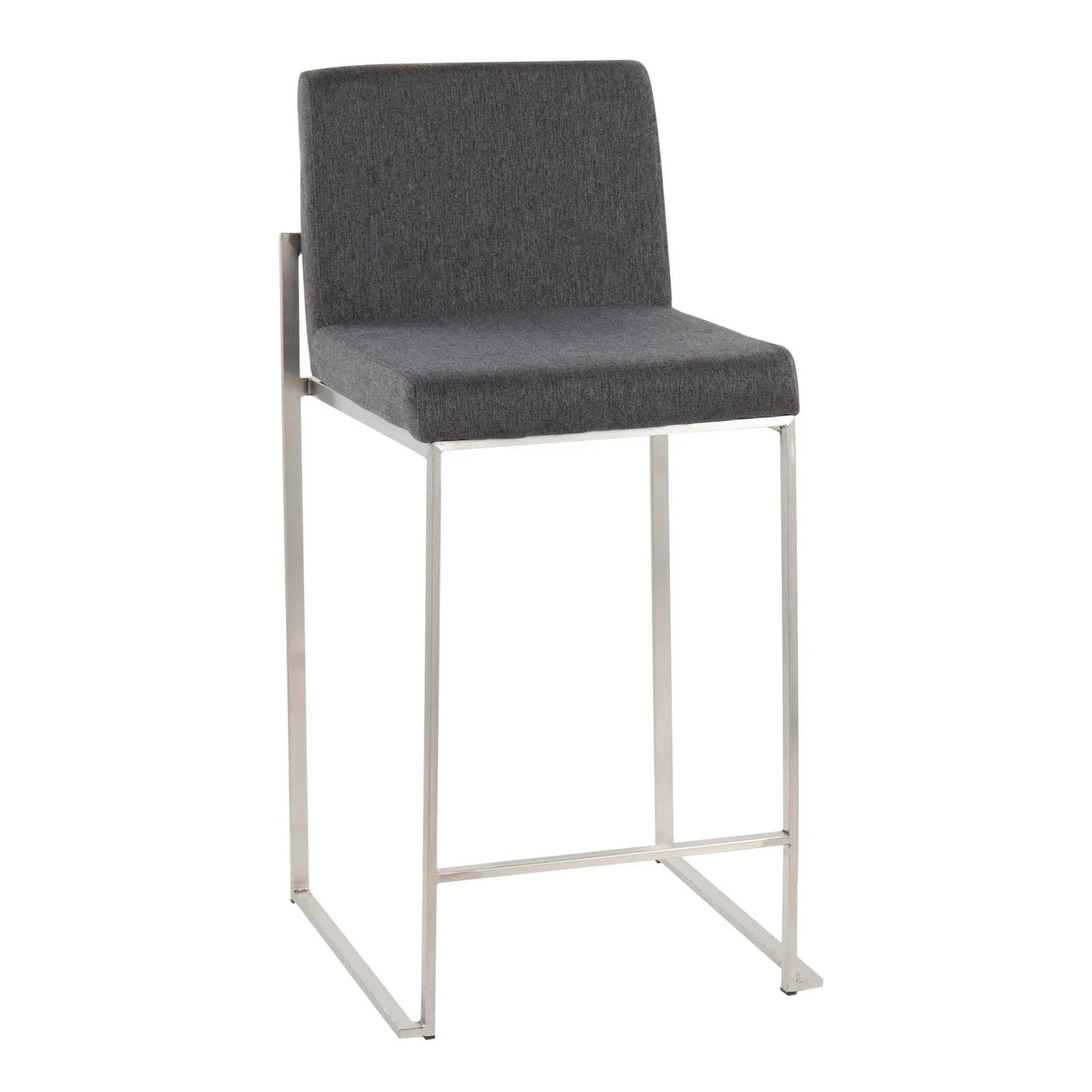 Fuji - Contemporary High Back Counter Stool, Functional Design by HouseOfZazla