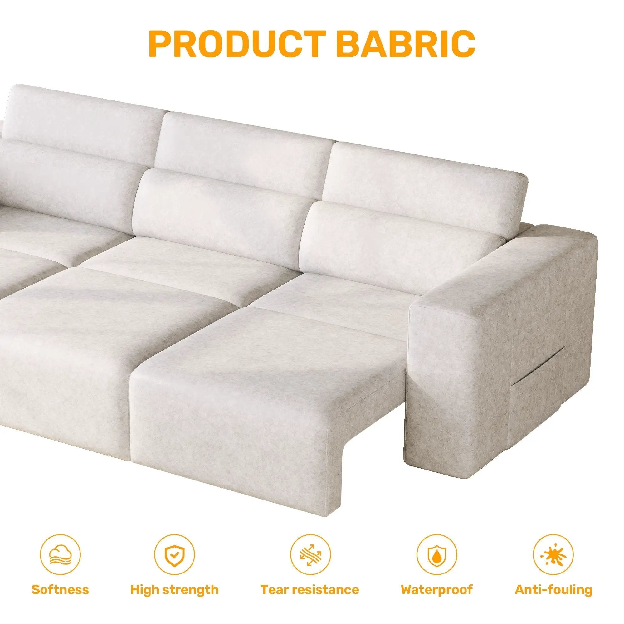 3 Seater Power Recliner Sofa With Wireless Charging And Remote Control by Unique Piece Furniture