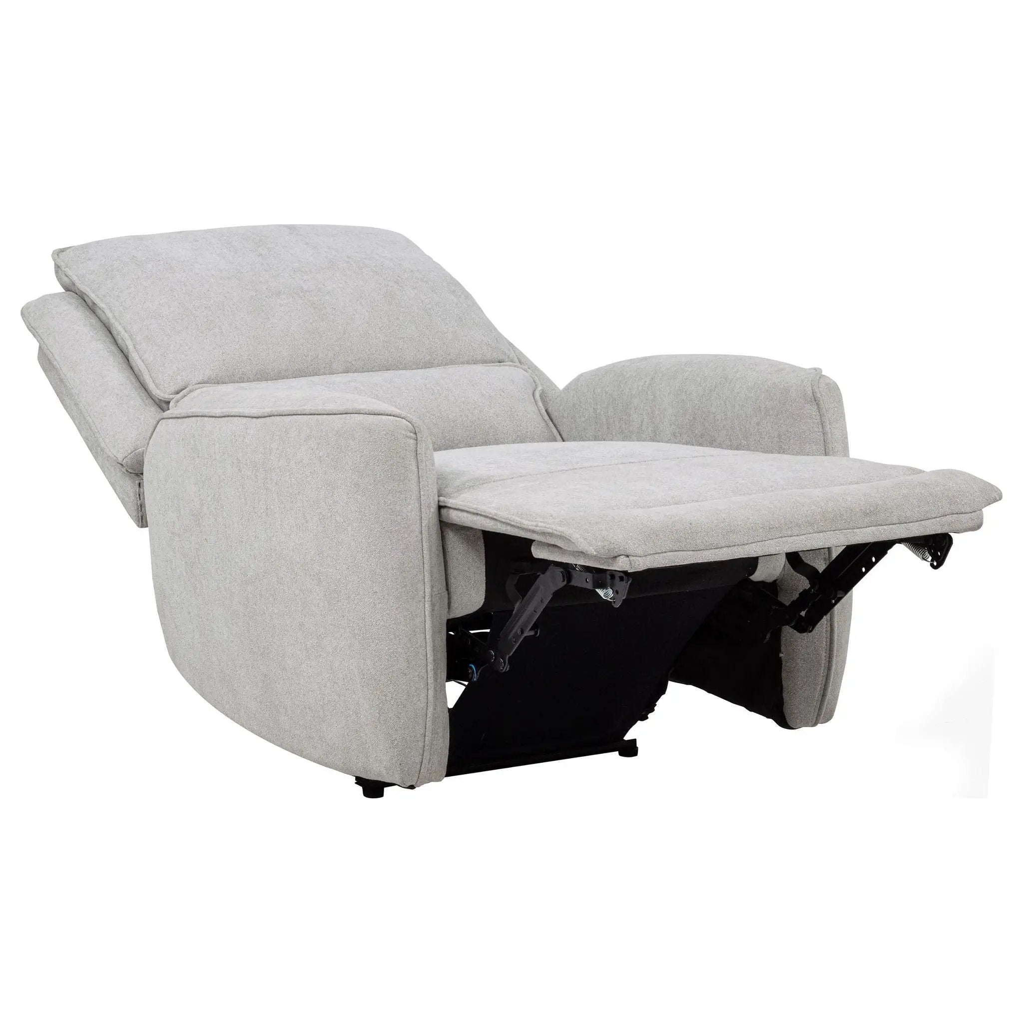 Sylmar Chenille Upholstered Power Recliner Dove Grey by Unique Piece Furniture