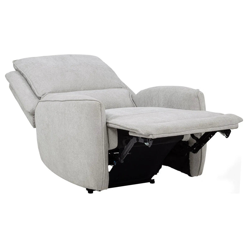 Sylmar Chenille Upholstered Power Recliner Dove Grey by Unique Piece Furniture