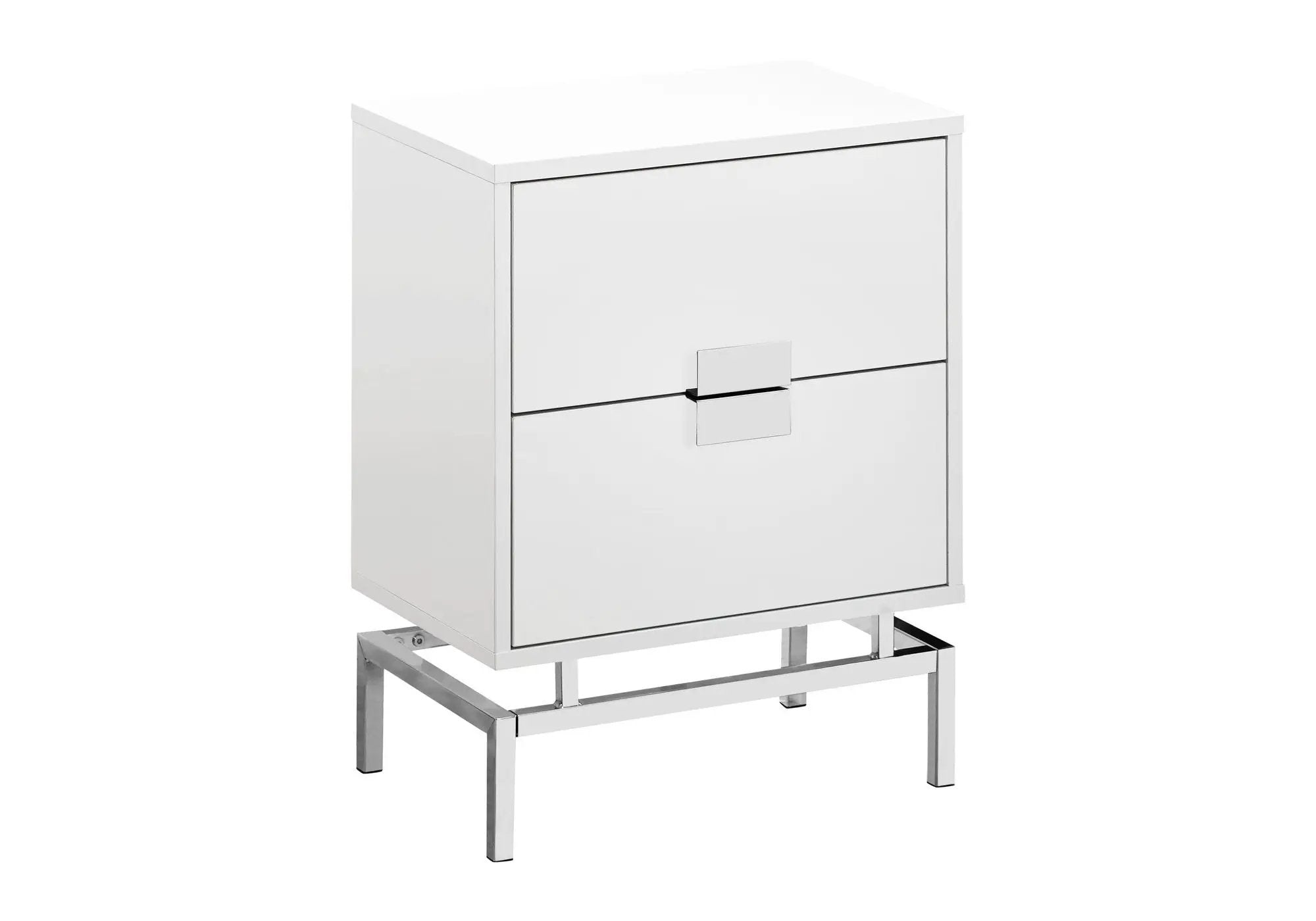 Accent Side Table, Storage Drawer, Modern Design by Unique Piece Furniture