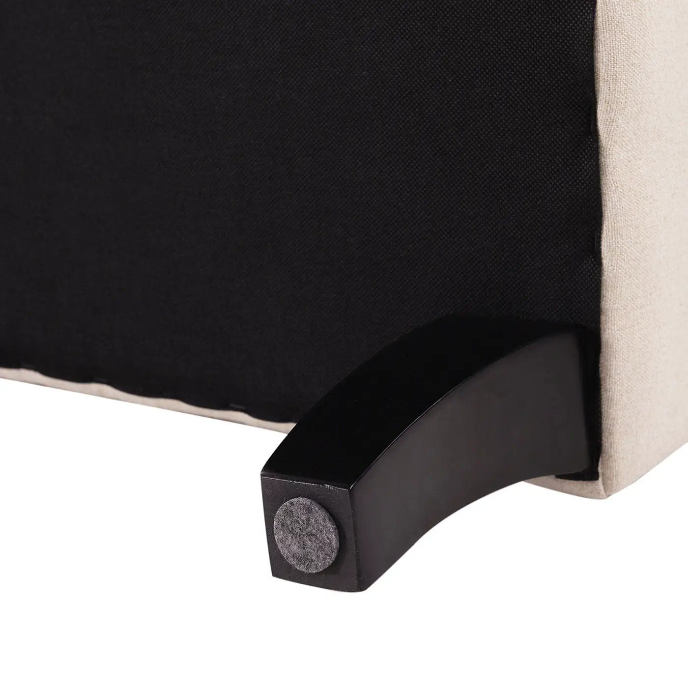 Kathy - Roll Arm Entryway Accent Bench - Sky Neutral Beige by Unique Piece Furniture