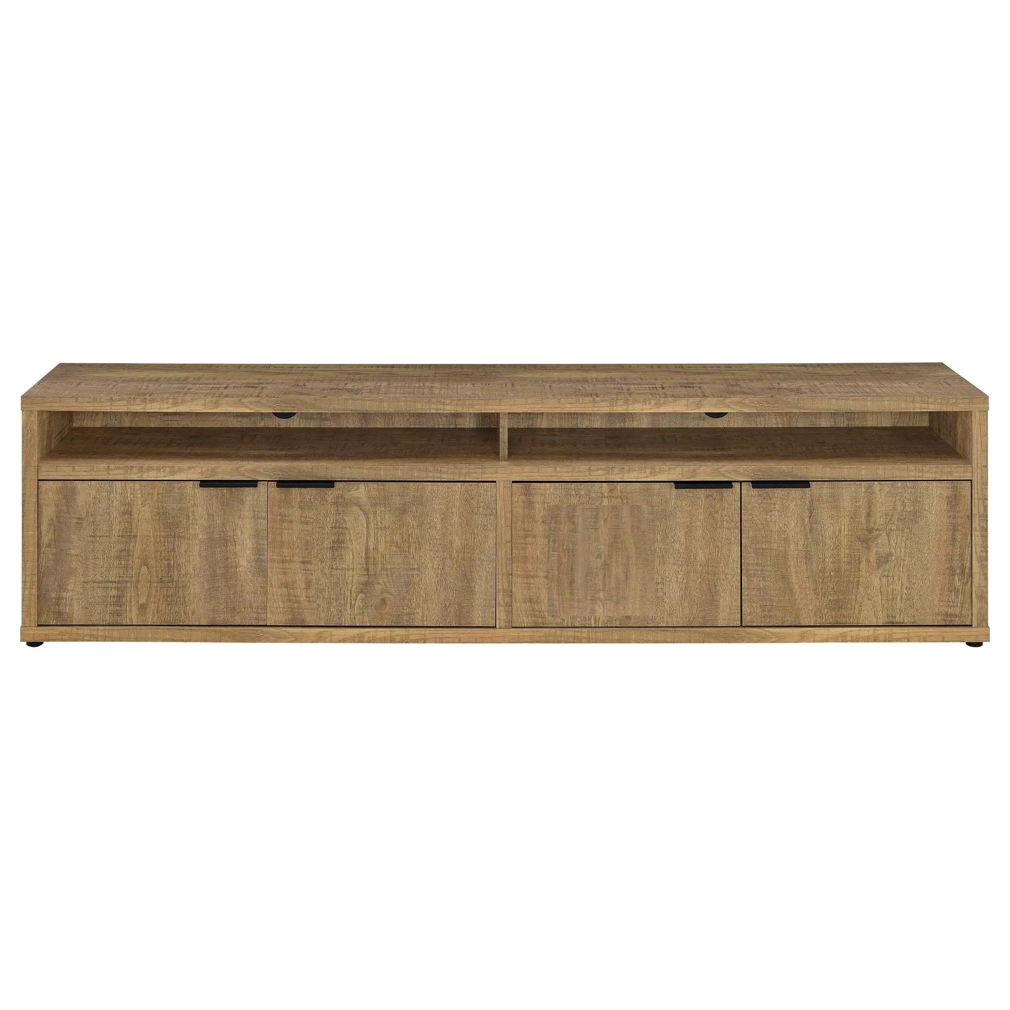 Sentnor 79-inch 4-door Engineered Wood TV Stand Media Console Mango by Unique Piece Furniture