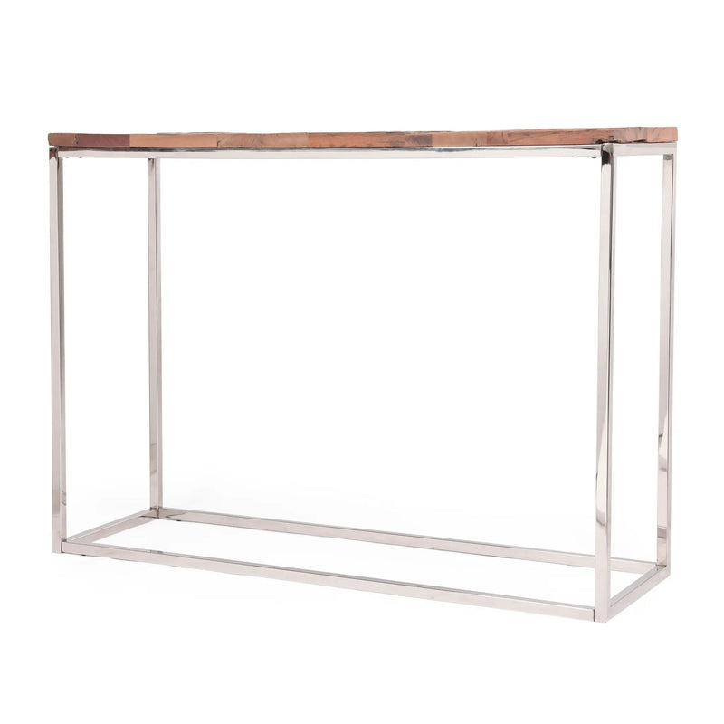 Console Table - Brown / Silver by Unique Piece Furniture
