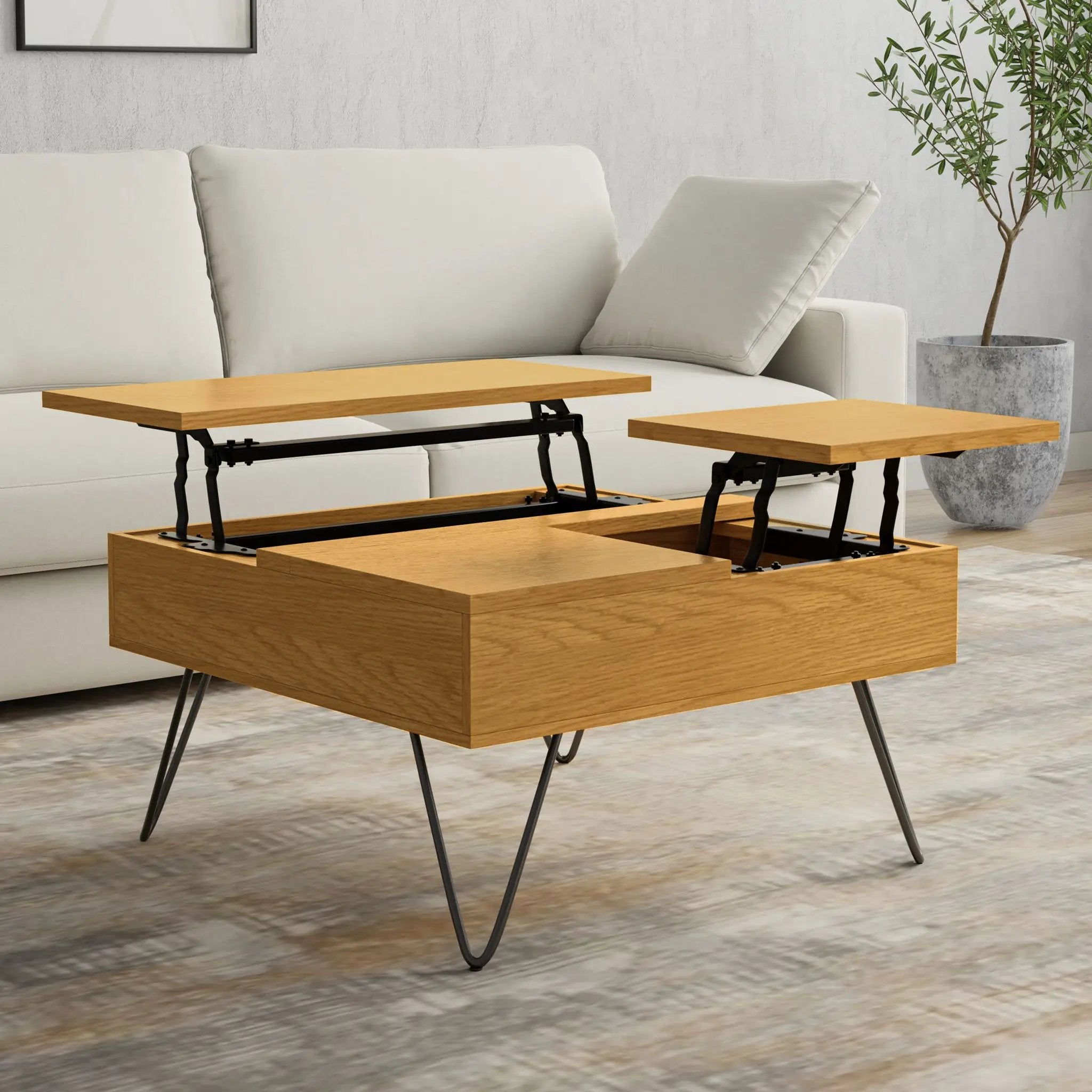 Hunter - Handcrafted Lift Top Coffee Table by Unique Piece Furniture