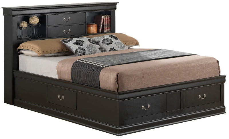 Traditional Style Bookcase Storage Bed by HouseOfZazla