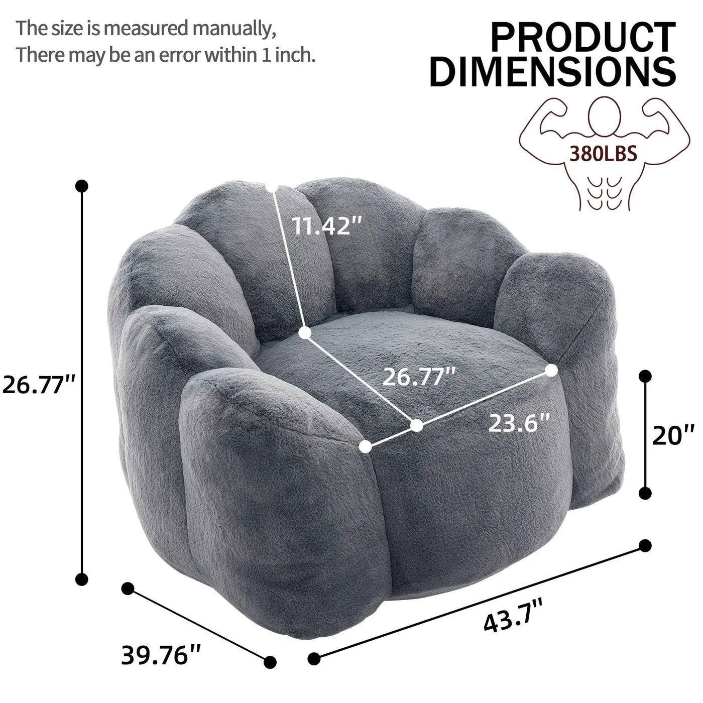 Lotus Style Compression Sofa With Pull Ring by HouseOfZazla