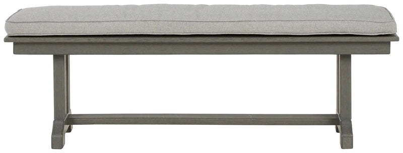 Visola - Bench with Cushion - Gray by Unique Piece Furniture