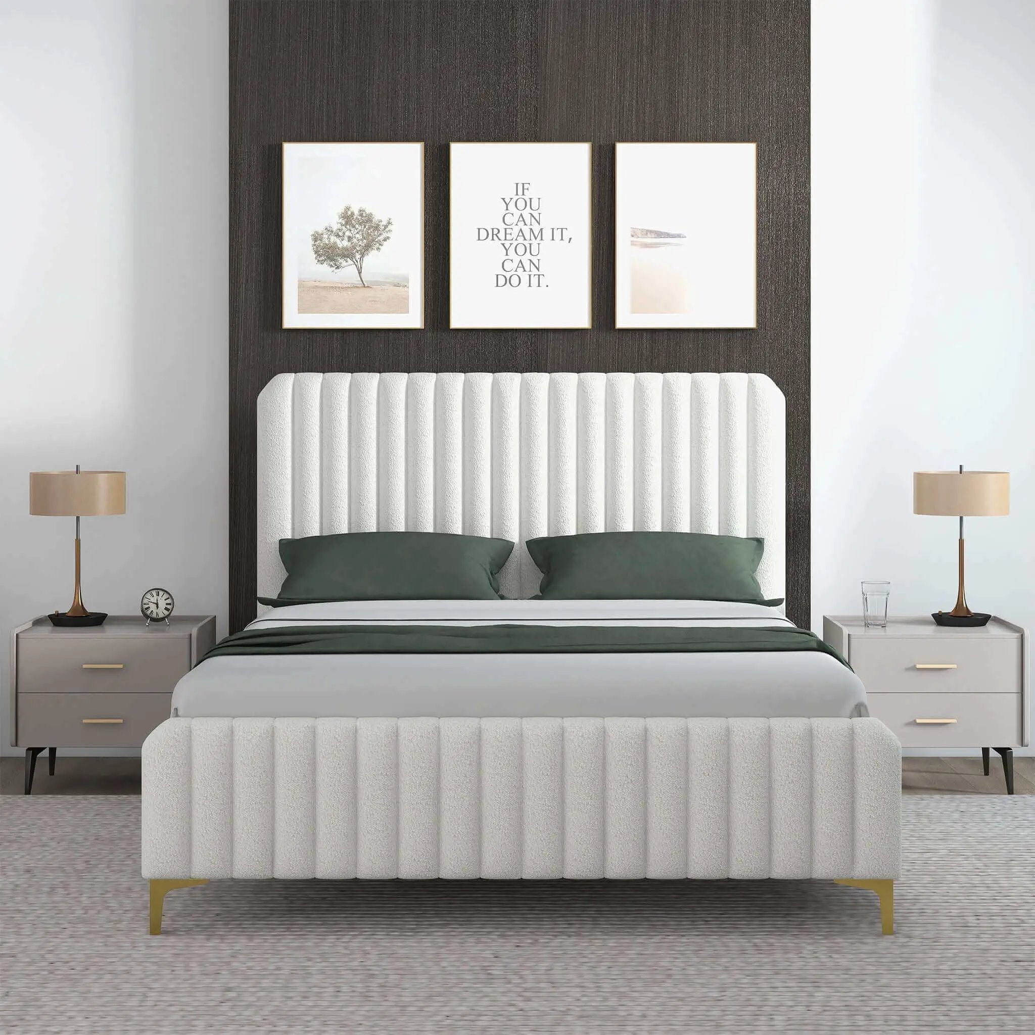 Valery - Upholstered Platform Bed by Unique Piece Furniture