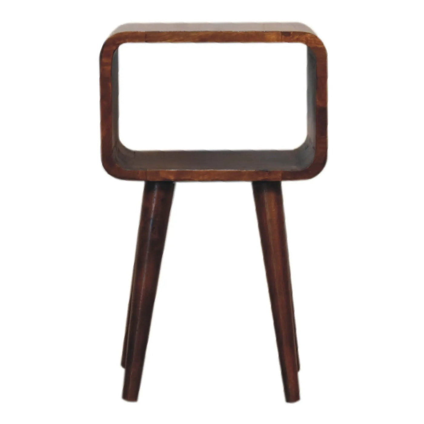Minimalist Open Curved Nightstand by Unique Piece Furniture