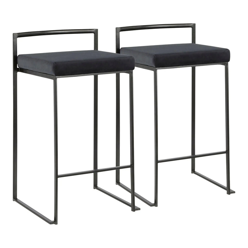 Fuji - Contemporary Style Stackable Counter Stool by HouseOfZazla