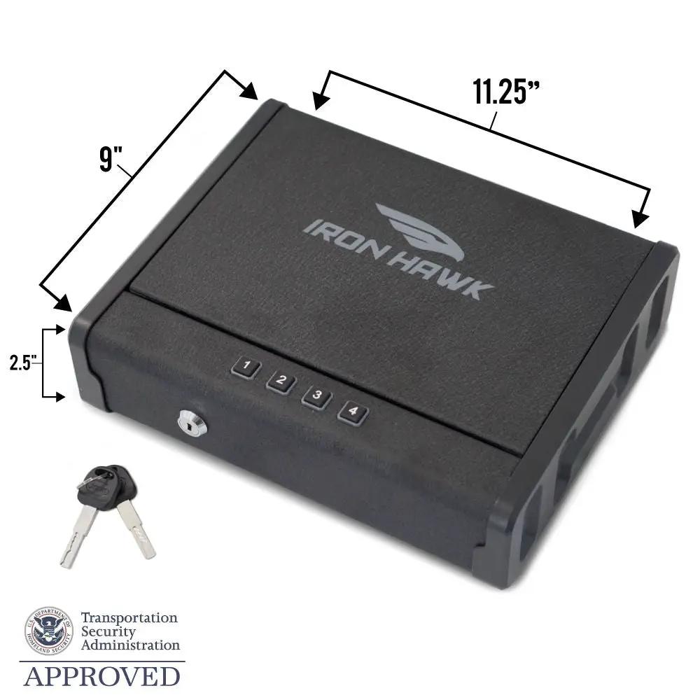 Portable Quick Access Safe - Matte Black
