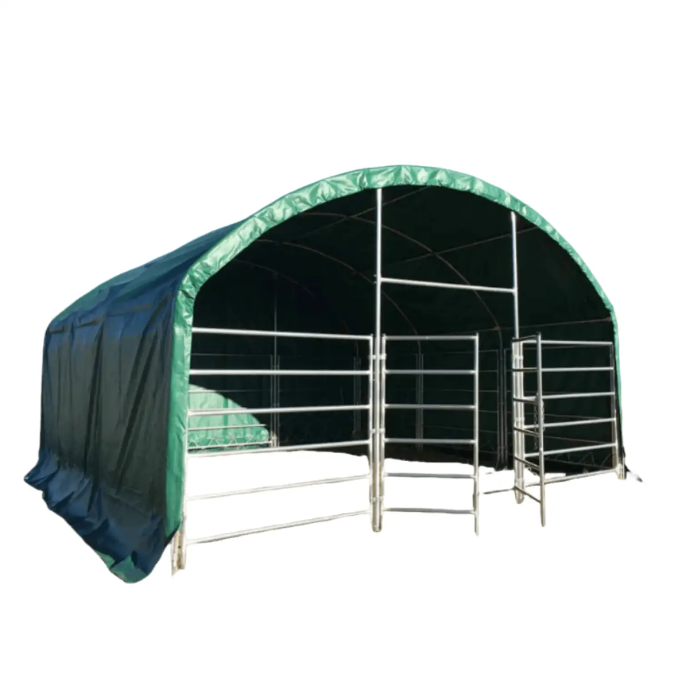 13' x 13' Livestock Corral Shelter with front door by Chery Industrial