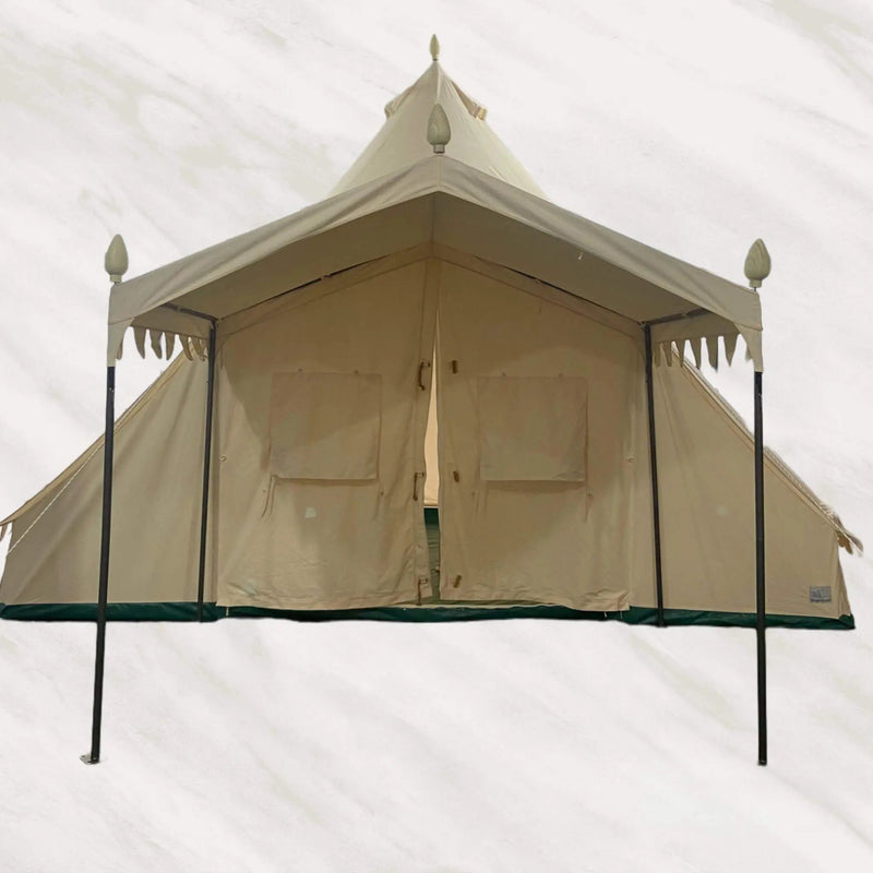 [13X19FT] Extra-Large Heavy-Duty Outdoor Four Seasons Glamping Canvas Bell Yurt Tent (SAK45688) by SAKSBY WHOLESALE