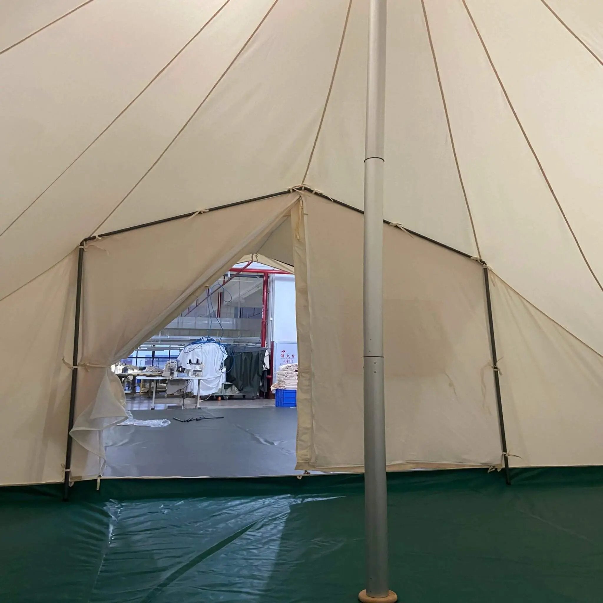 [13X19FT] Extra-Large Heavy-Duty Outdoor Four Seasons Glamping Canvas Bell Yurt Tent (SAK45688) by SAKSBY WHOLESALE