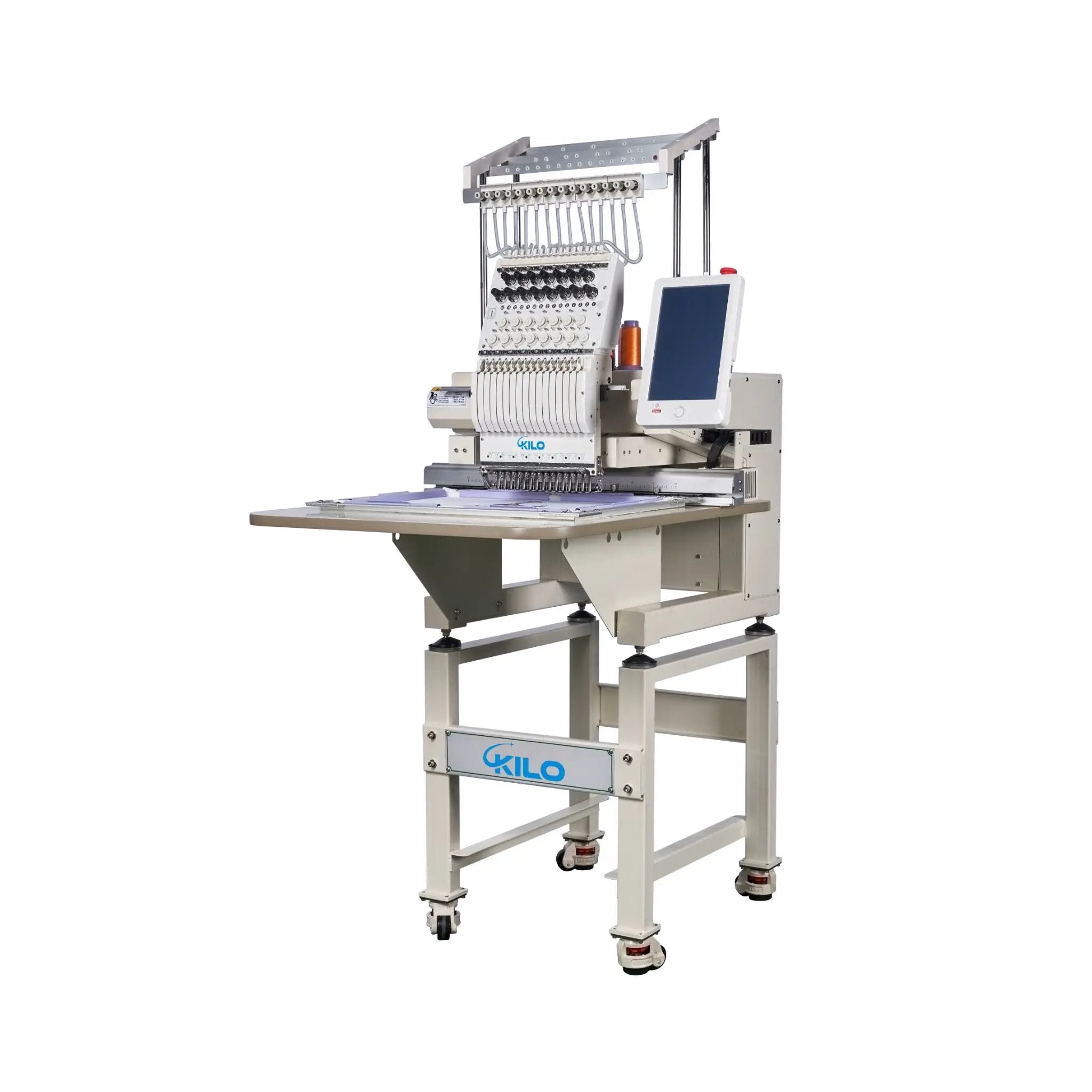[13X20"] 15-Needle Commercial Embroidery Machine With LCD Touchscreen And Laser Positioning (SAK57613) by SAKSBY WHOLESALE