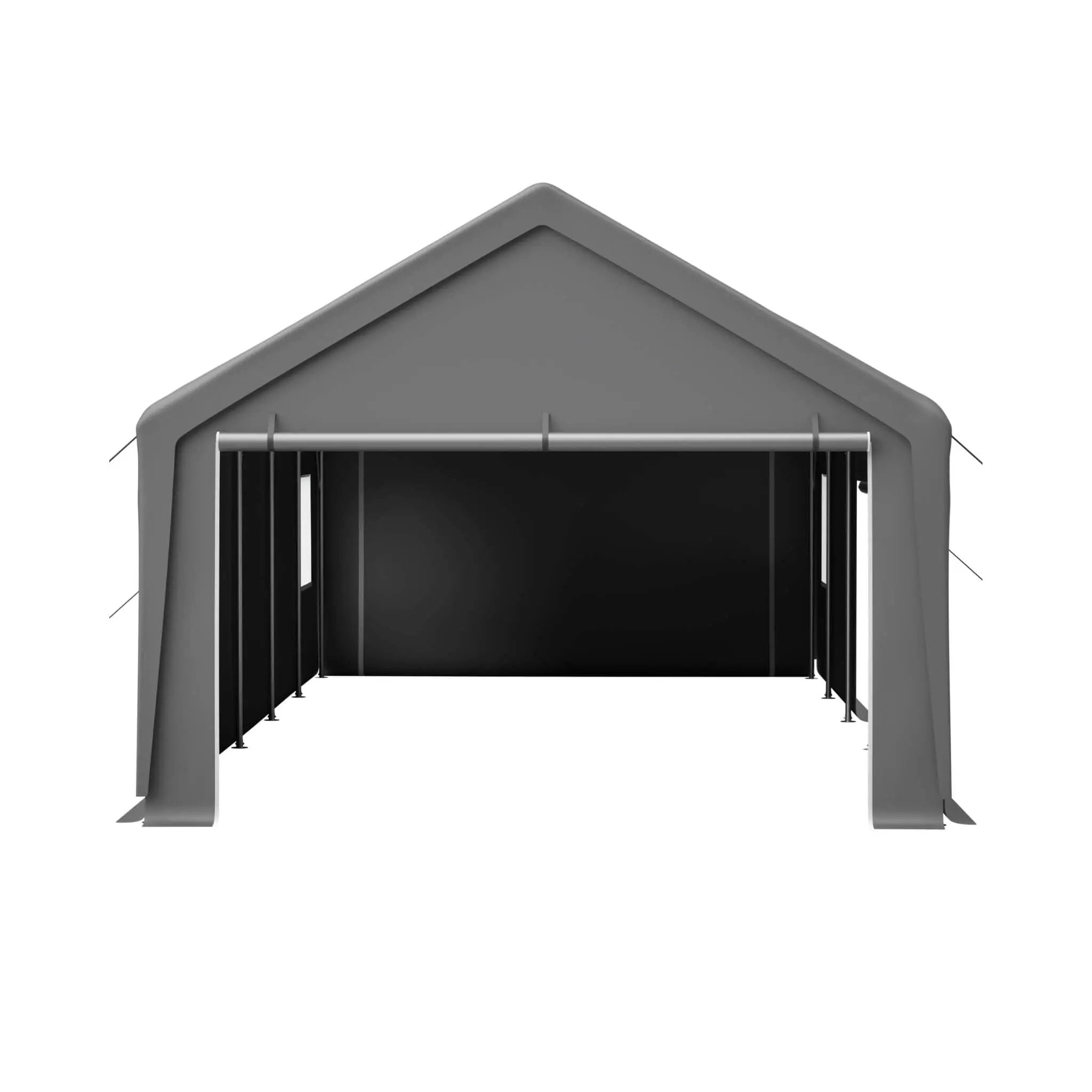 [13X26FT] Alora Heavy-Duty Carport Canopy With Roll-Up Doors And Windows (SAK14975) by SAKSBY WHOLESALE