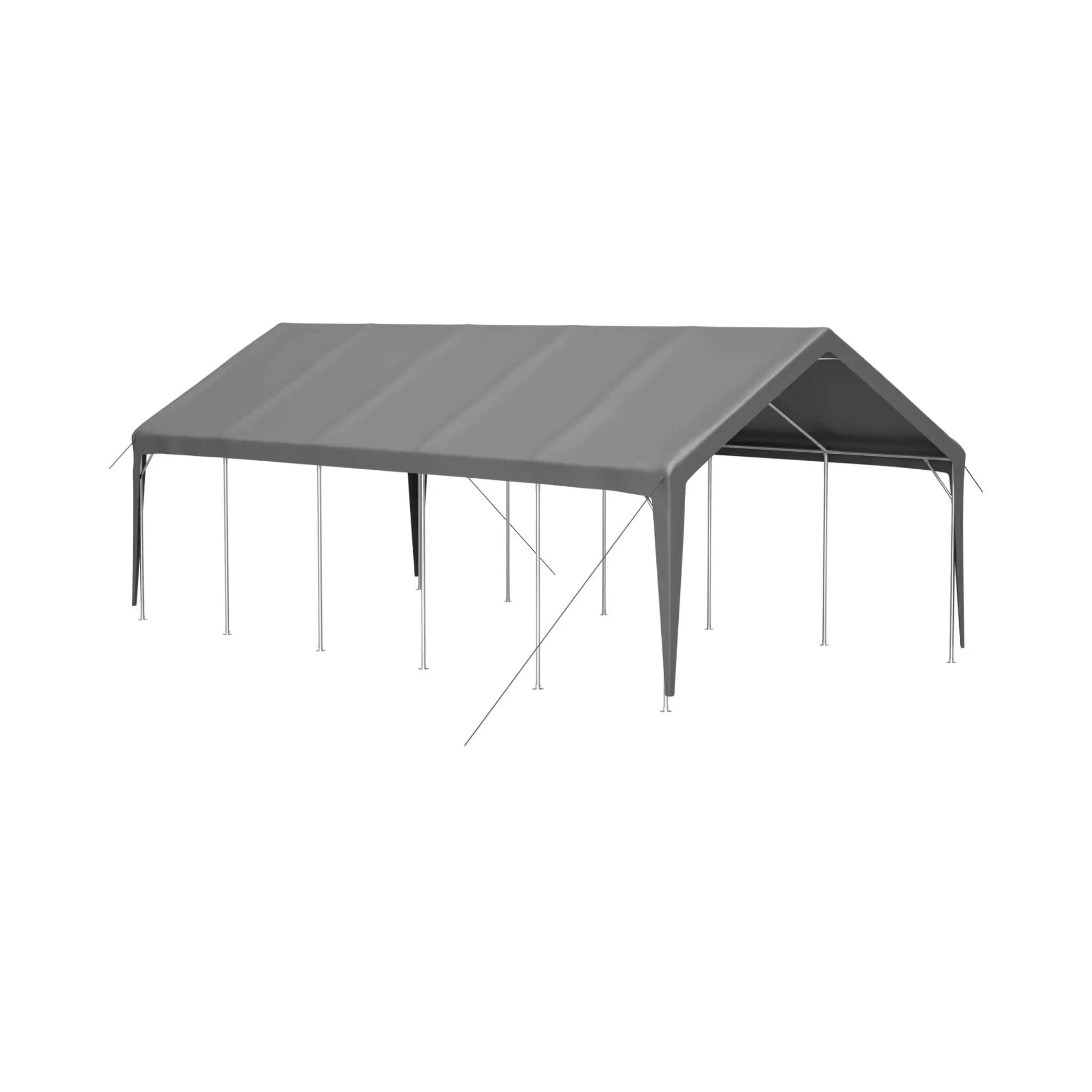 [13X26FT] Alora Heavy-Duty Carport Canopy With Roll-Up Doors And Windows (SAK14975) by SAKSBY WHOLESALE