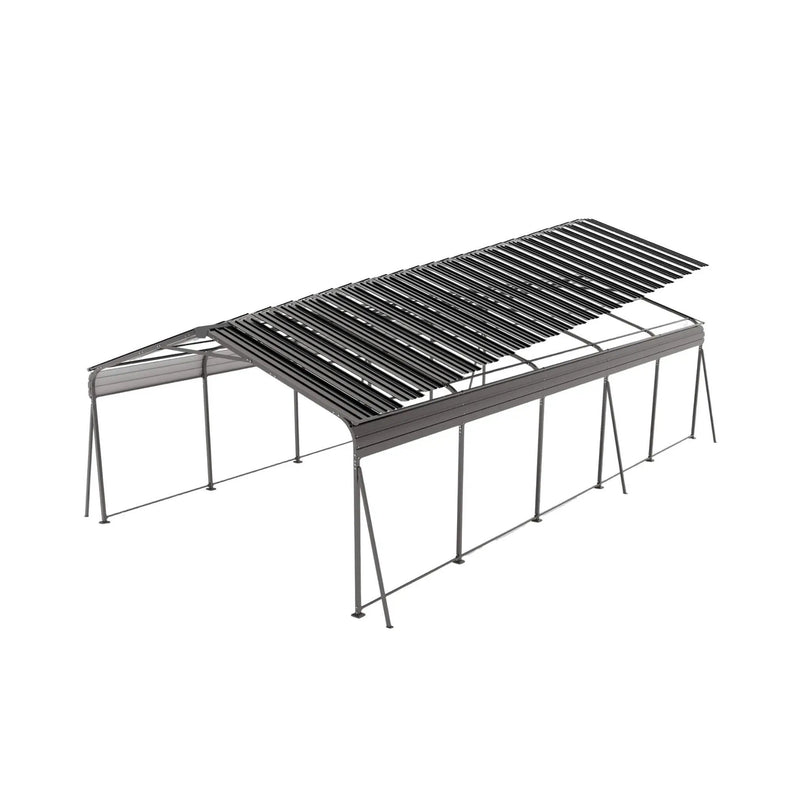 [13X26FT] Alora Heavy-Duty Weather-Resistant Outdoor Carport With Protective Film (SAK82451) by SAKSBY WHOLESALE