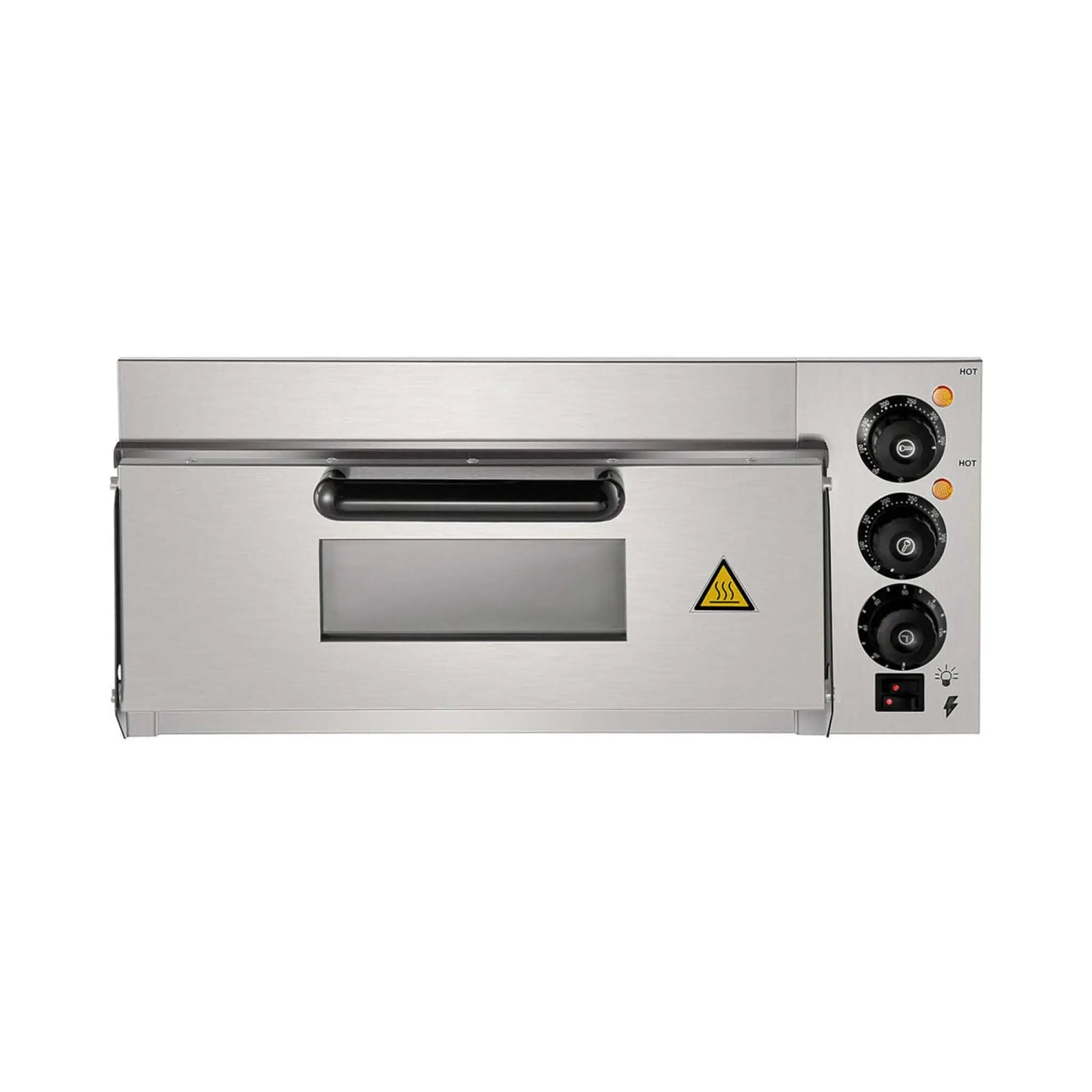 14-Inch Electric Single Deck Countertop Commercial Pizza Oven (SAK92582) by SAKSBY WHOLESALE