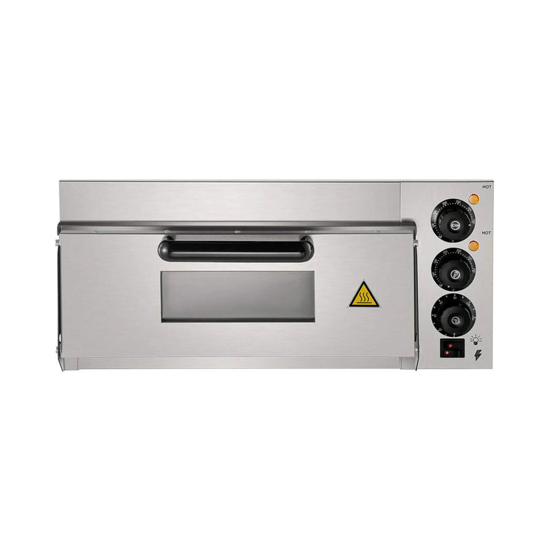 14-Inch Electric Single Deck Countertop Commercial Pizza Oven (SAK92582) by SAKSBY WHOLESALE