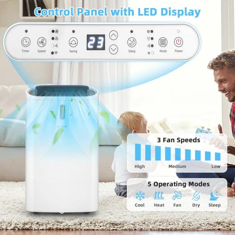 14,000 BTU Smart Portable AC – App & WiFi by DirectDeals