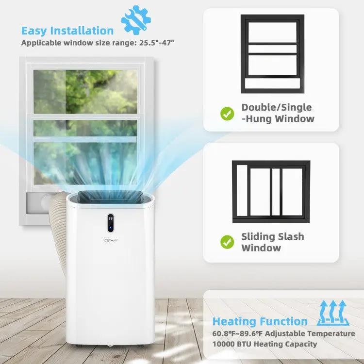14,000 BTU Smart Portable AC – App & WiFi by DirectDeals