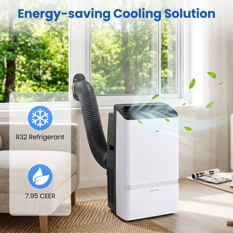 14000 BTU Portable Air Conditioner with WiFi & Dehumidifier by DirectDeals