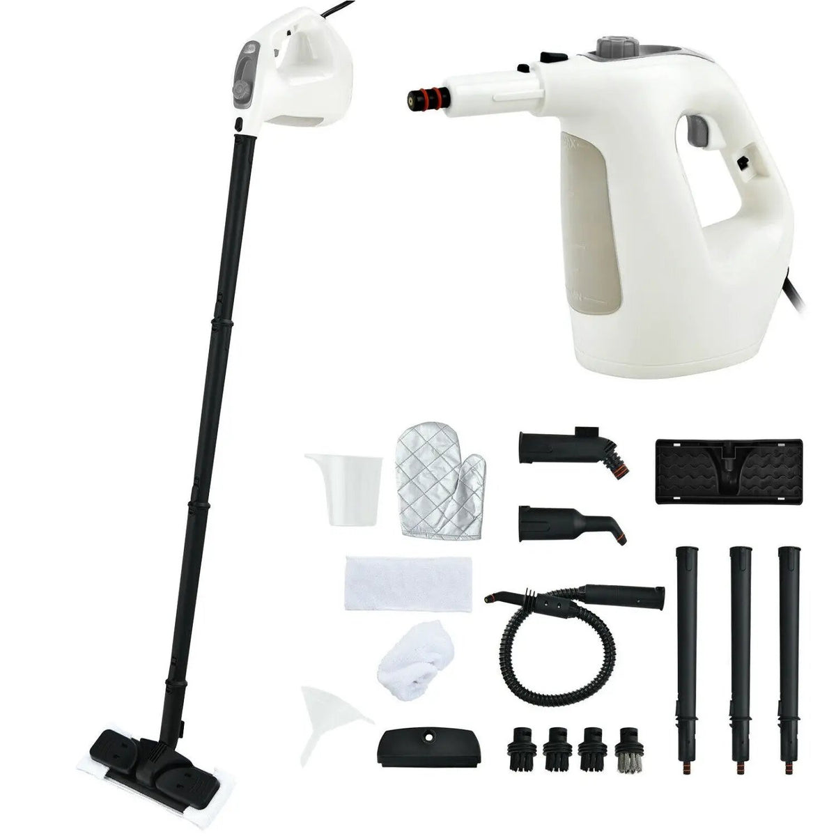 Handheld Steam Cleaner 1400W with 14-Piece Accessory Kit, photo 2 of 16