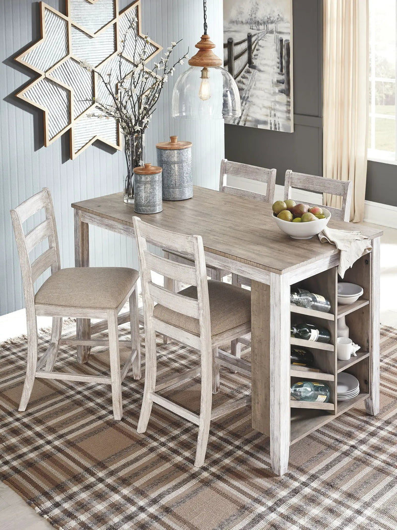 Skempton - Rectangular Counter Table With Storage Set by Unique Piece Furniture