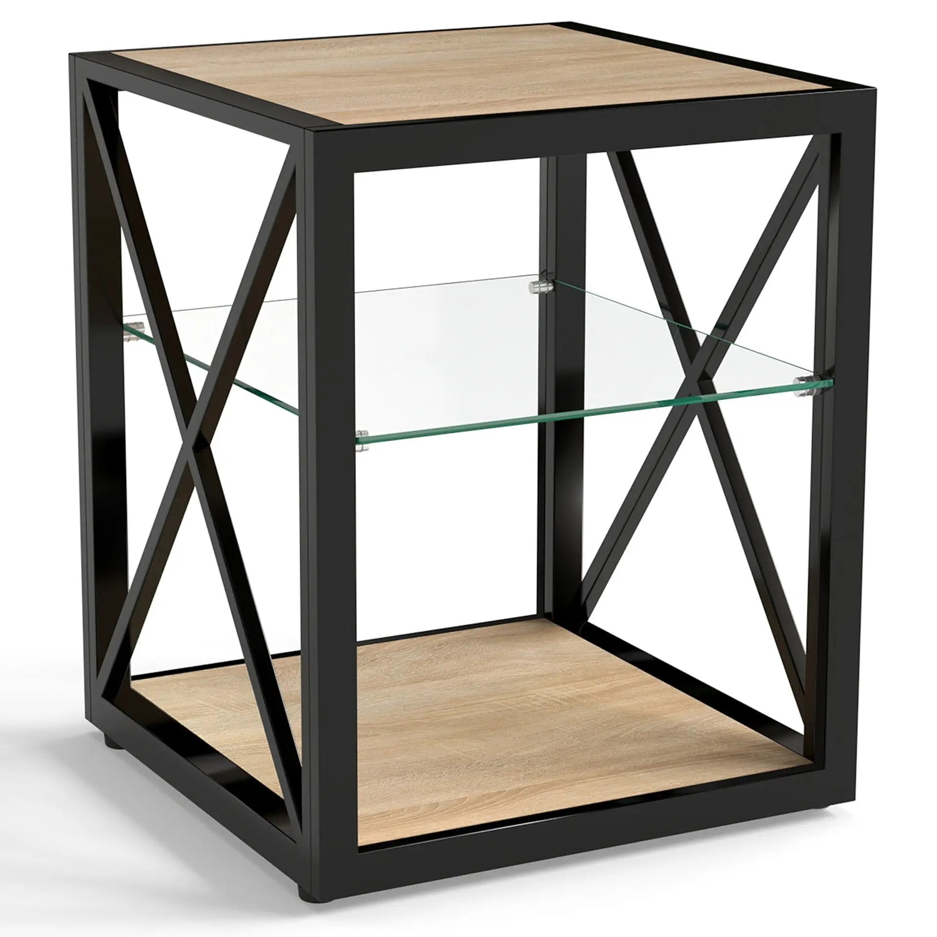 Set of 2 Modern End Table Nightstands by HouseOfZazla
