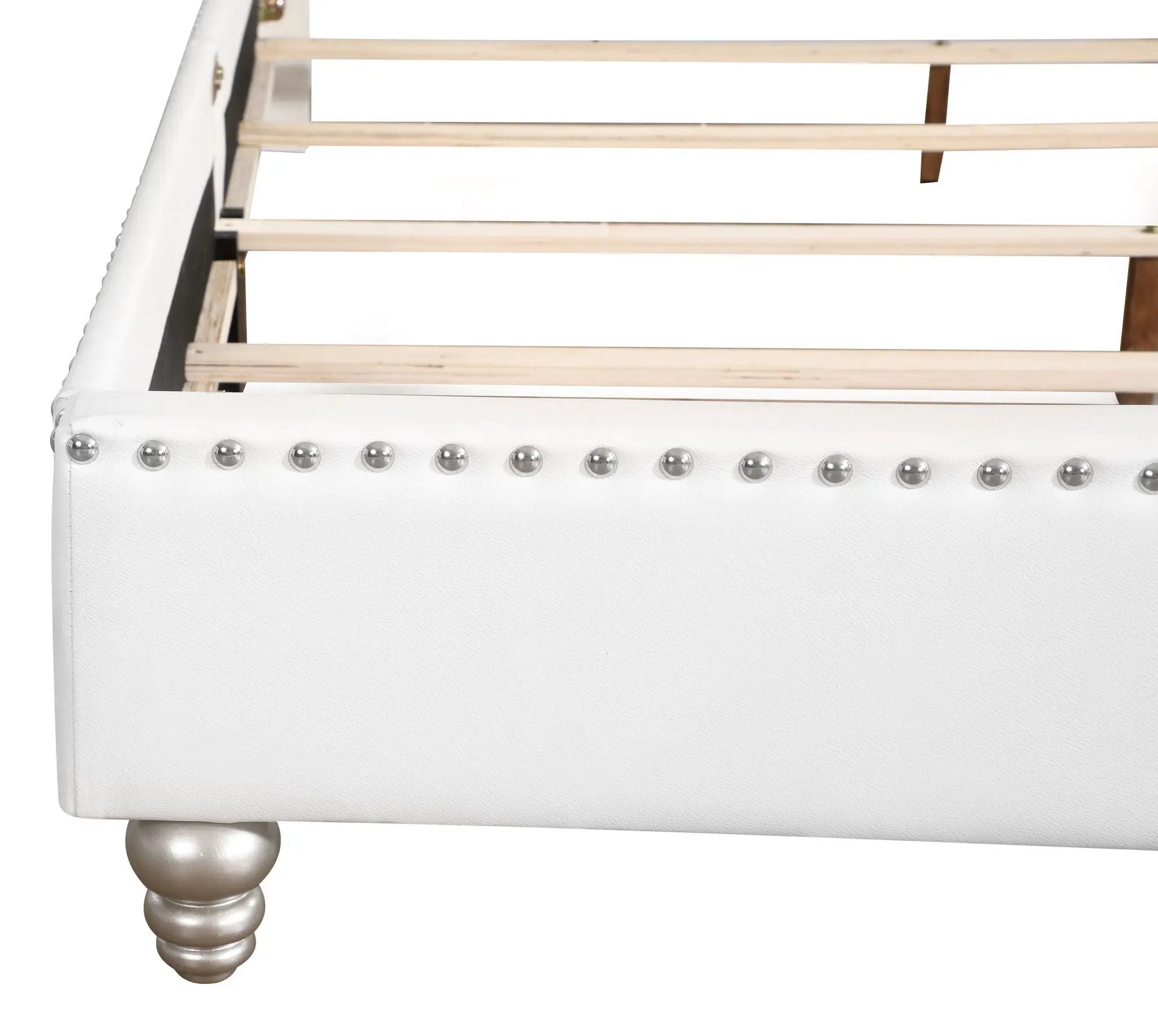 Elegant Transitional Upholstered Bed by HouseOfZazla