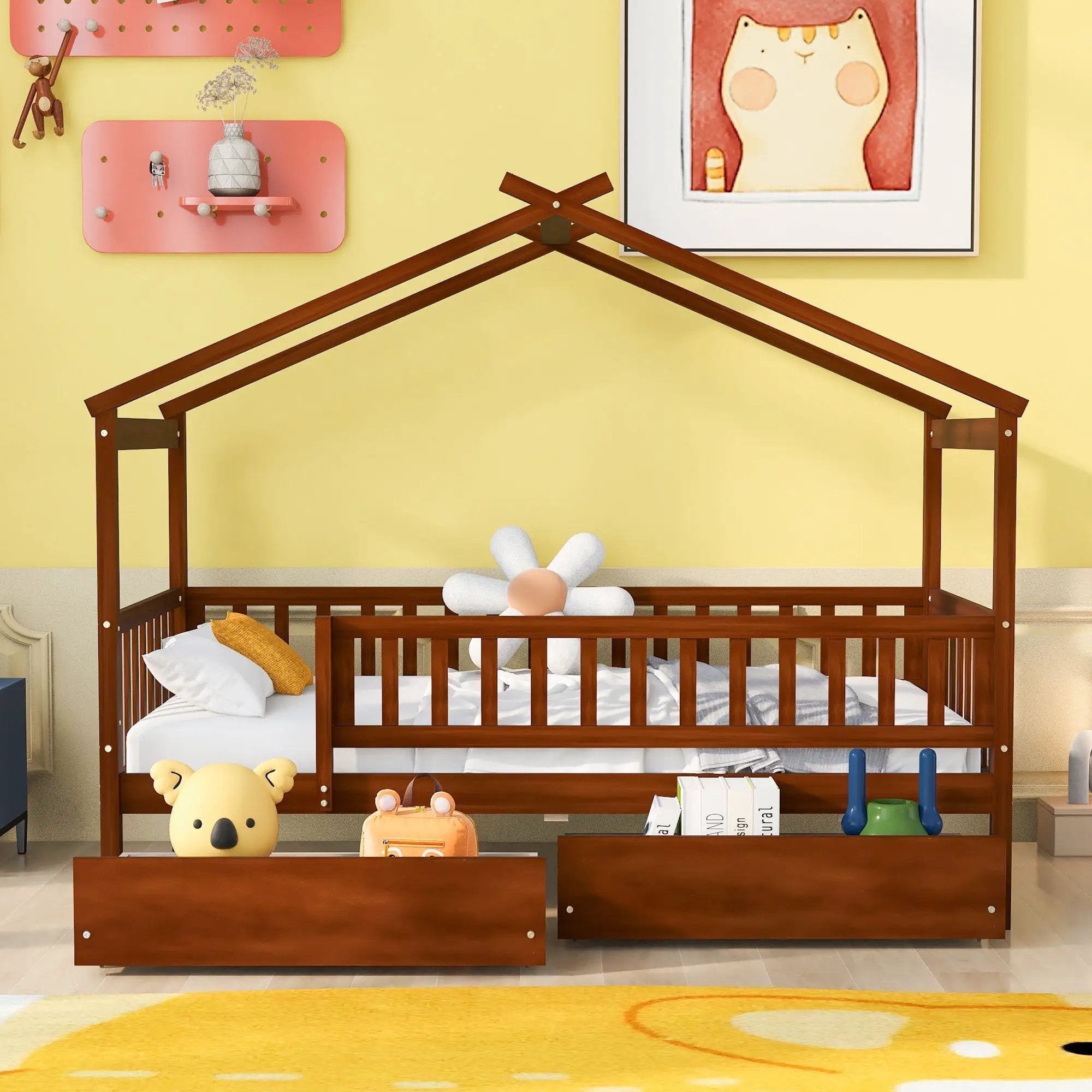 House Bed With 2 Drawers by HouseOfZazla