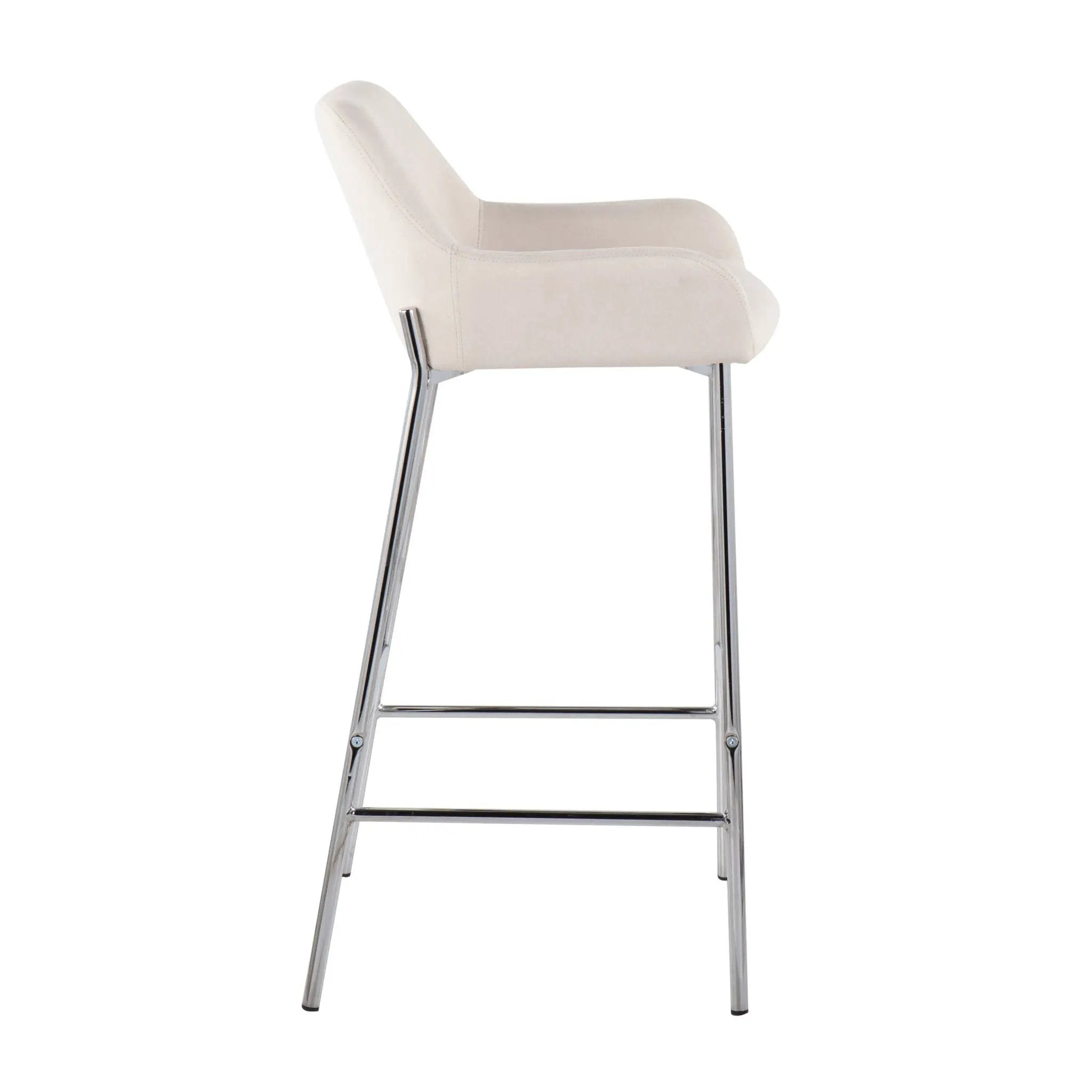 Daniella - Contemporary Fixed Height Bar Stool (Set of 2) by Unique Piece Furniture