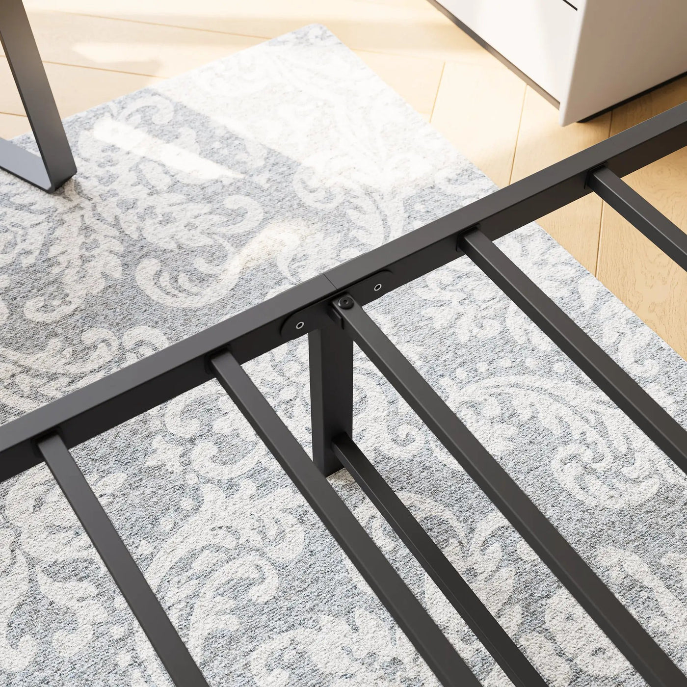 Tara Victorian-Style Steel Bed Frame by HouseOfZazla