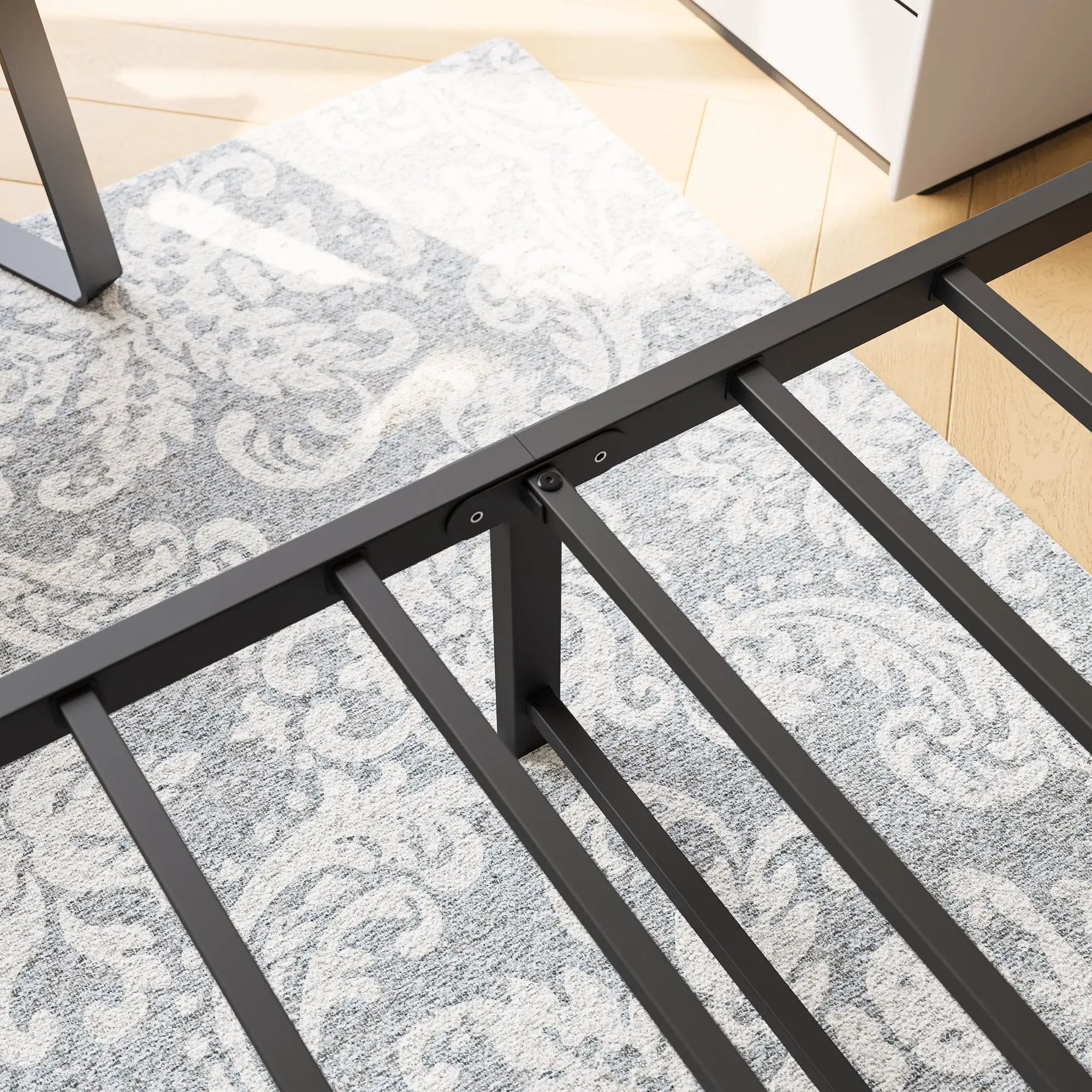 Tara Victorian-Style Steel Bed Frame by HouseOfZazla