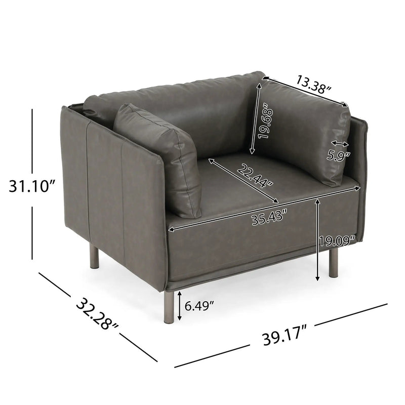 Vintage Modern Aesthetic Appeal Lounge Chair by HouseOfZazla