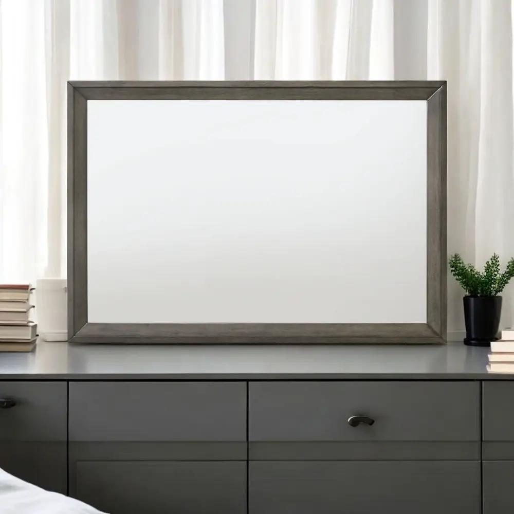 Escher - Mirror - Gray Oak by Unique Piece Furniture