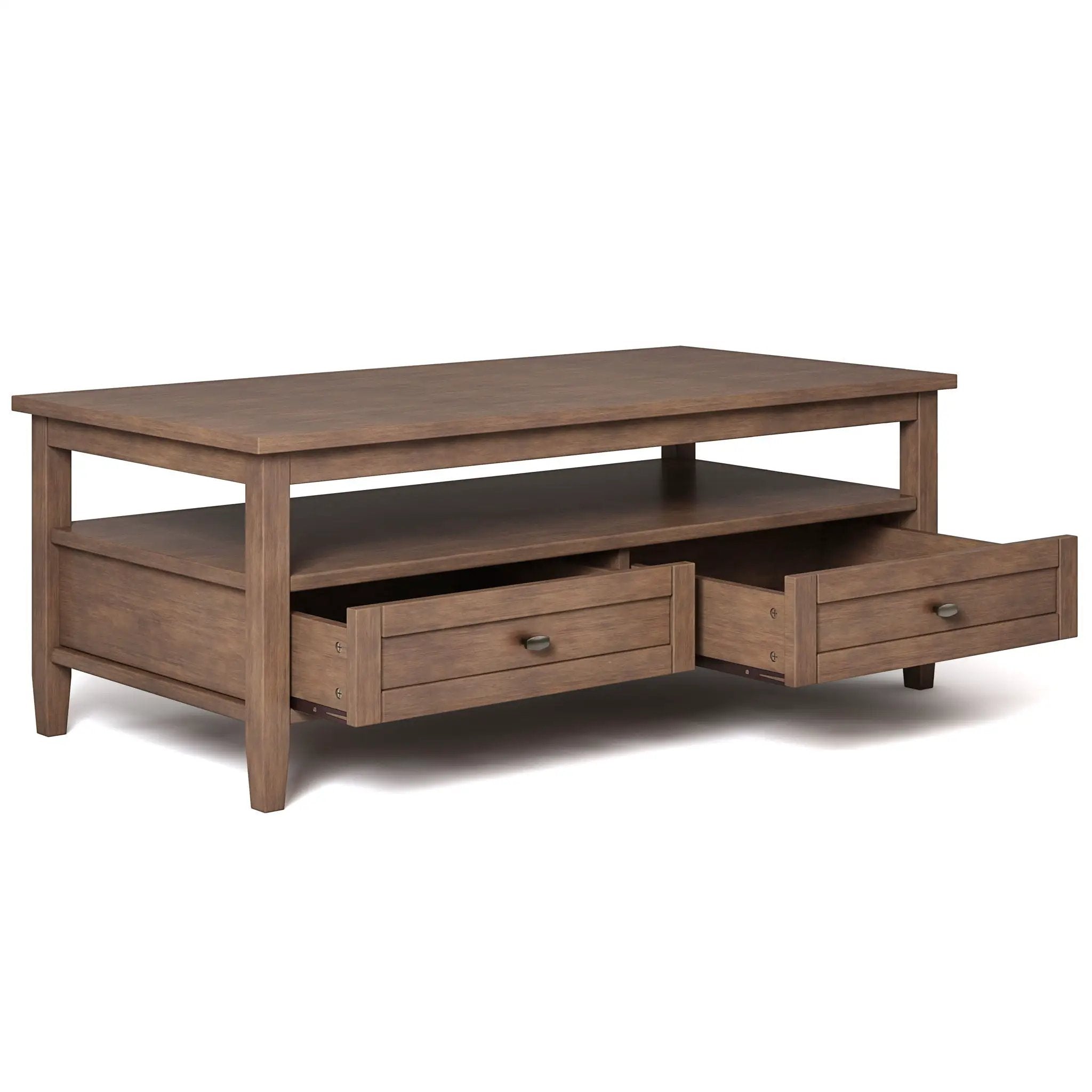 Warm Shaker - Coffee Table With Functional Storage by Unique Piece Furniture