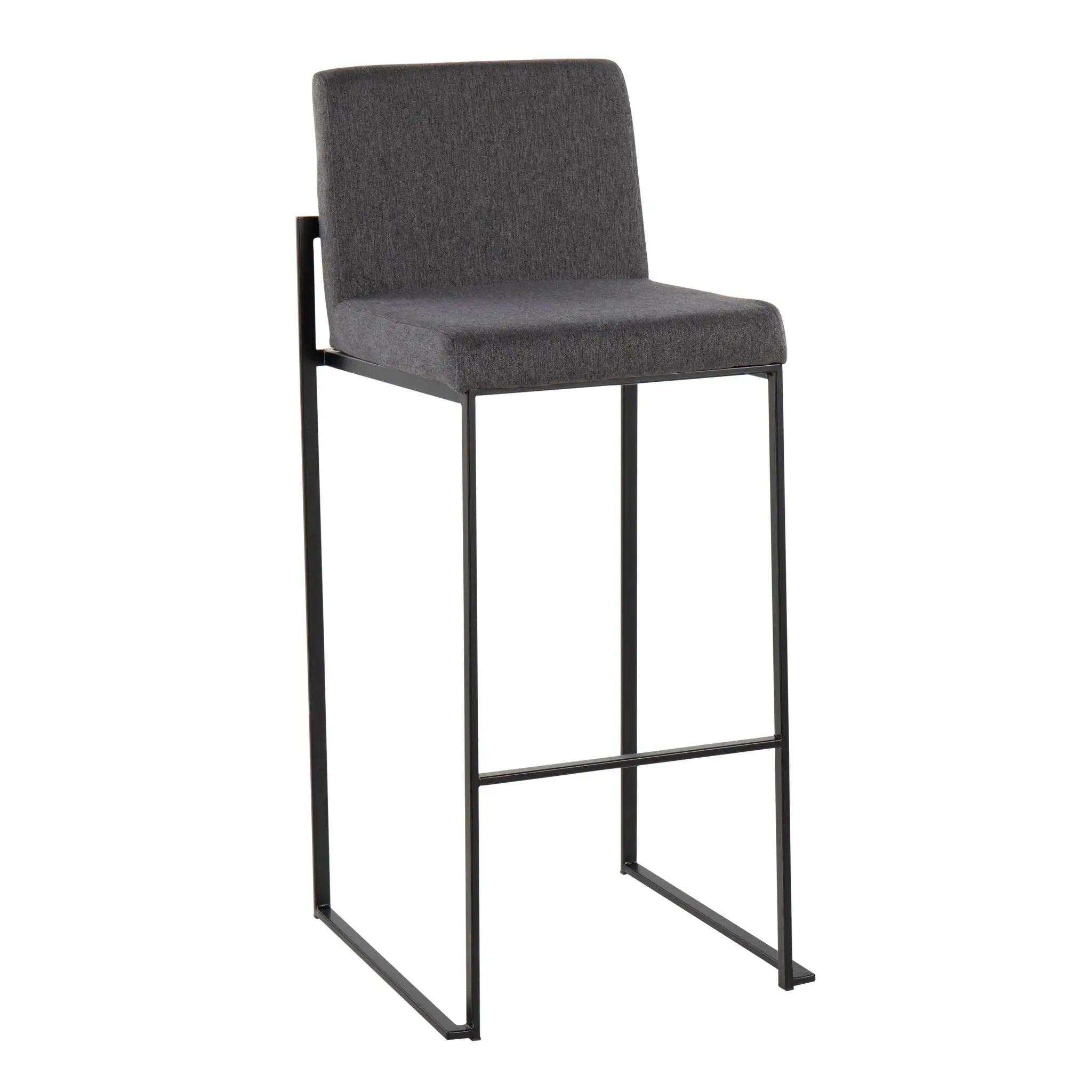 Fuji - Contemporary High Back Barstool Elegant Design by Unique Piece Furniture