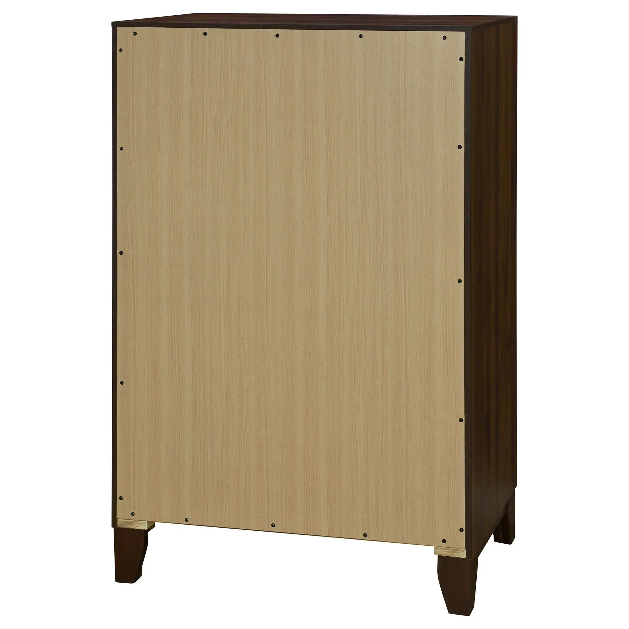 Welsley 4-drawer Chest of Drawers Walnut by Unique Piece Furniture