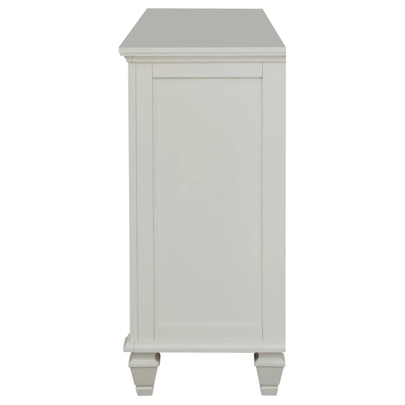 Sandy Beach 11-drawer Dresser Cream White by Unique Piece Furniture