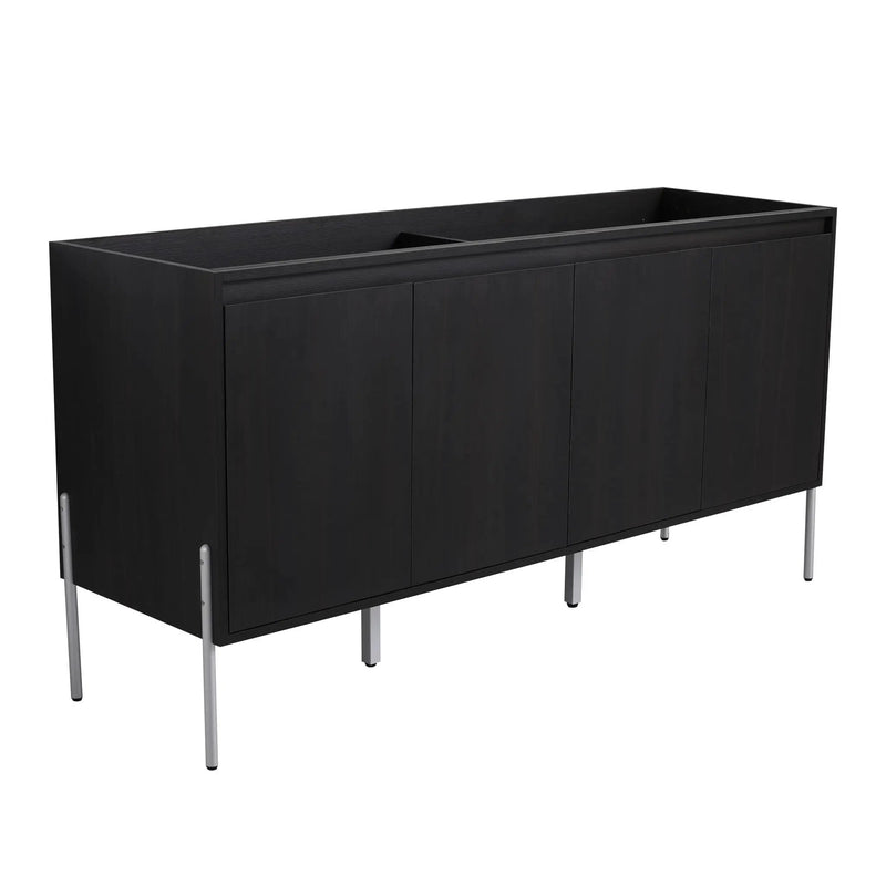 Freestanding Bathroom Vanity & Soft Close Cabinet Doors by HouseOfZazla