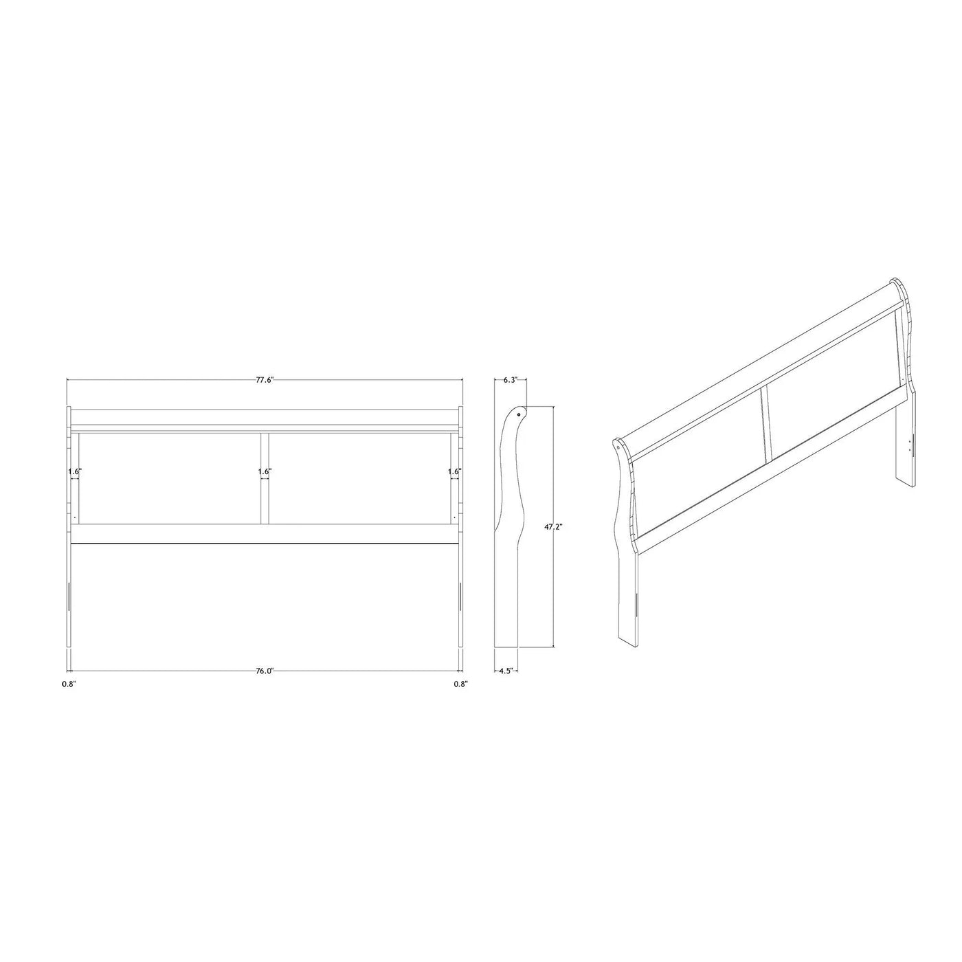 Charlston - Bed With LED by HouseOfZazla