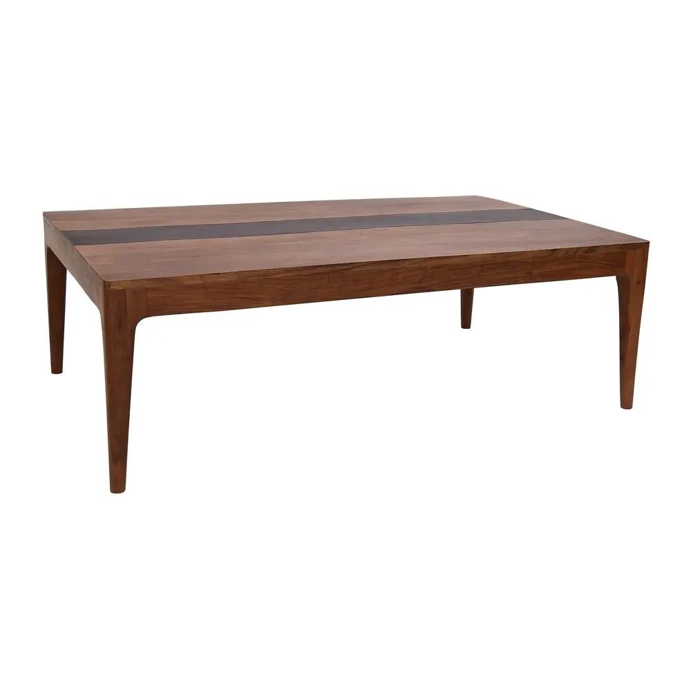 Wood Dining Table - Natural Wood / Brown by HouseOfZazla