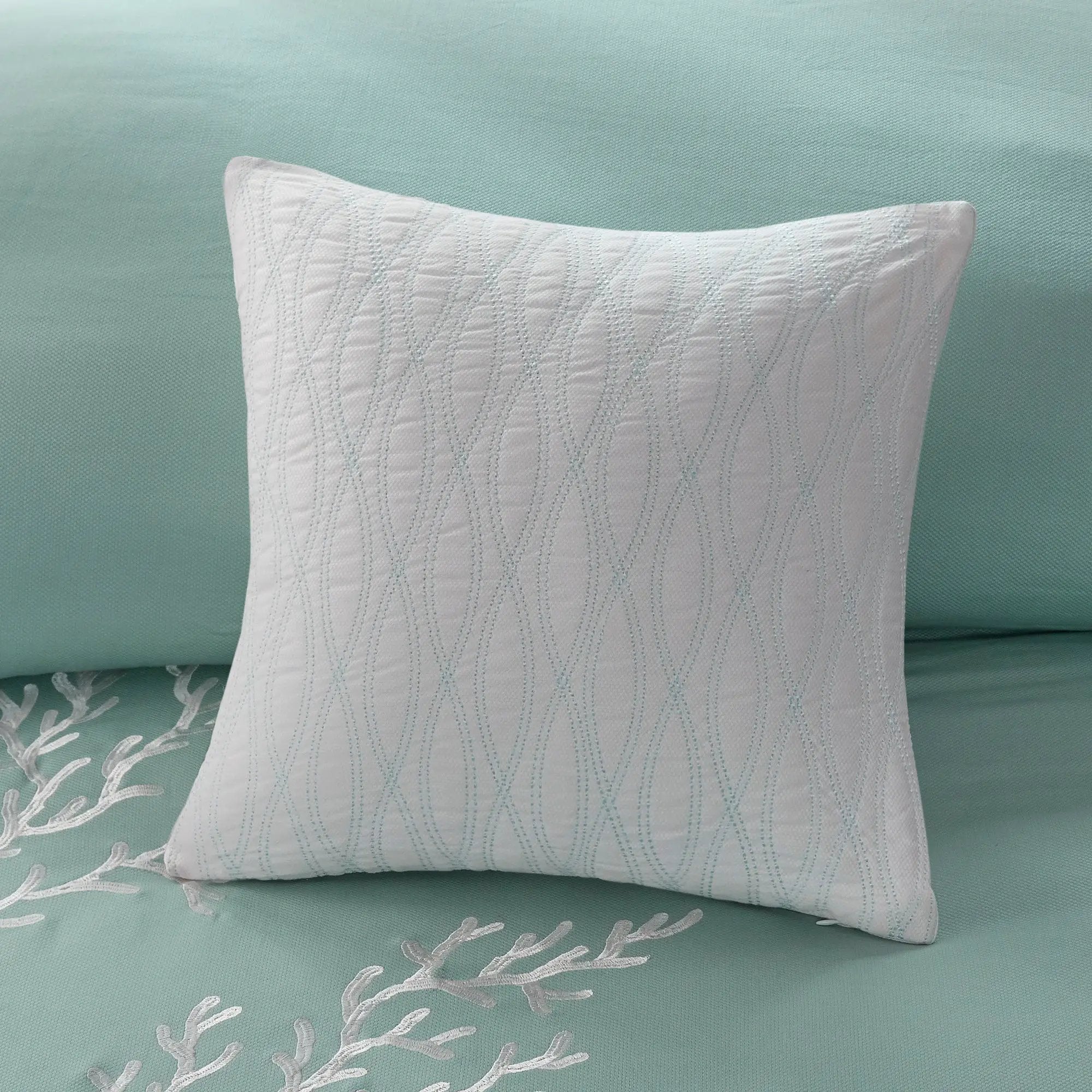 Duvet Cover Mini Set Aqua Full/Queen by HouseOfZazla