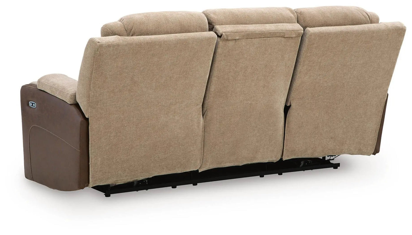 Mixed Motion - Power Reclining Sofa With Adjustable Headrest by Unique Piece Furniture