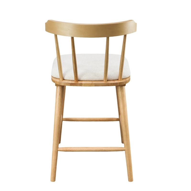 Olivia Indoor Wooden Upholstered Counter Stool by HouseOfZazla